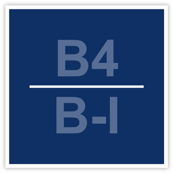 Знак «Категория помещения, класс зоны помещения», B05.5 (пластик, 200х200 мм)